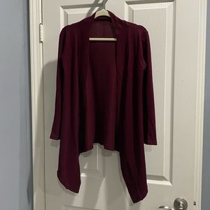 89th & Madison Plum Cardigan
